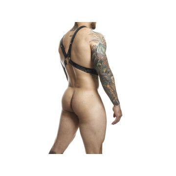 MOB - DNGEON SILBERNES HARNESS MIT KETTEN EINE GRÖSSE - Herrengeschir…