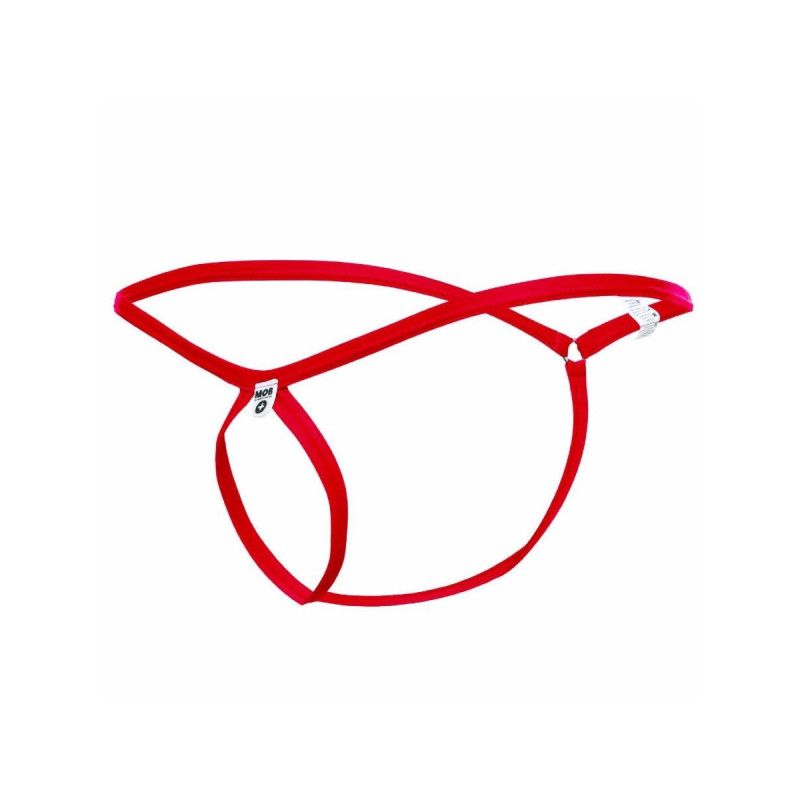 MOB - RED TEAR-SHAPED THONG SIZE S/M - /product_models/2967 - Male th…