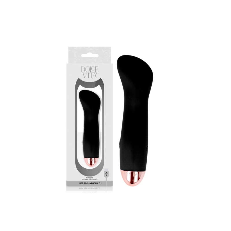 Dolce Vita - Vibratore Ricaricabile One Black 10 Velocità | Vybes.it