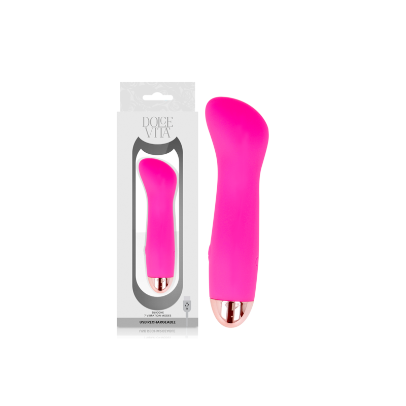 Dolce Vita - Vibratore Ricaricabile One Rosa 7 Velocità | Vybes.it