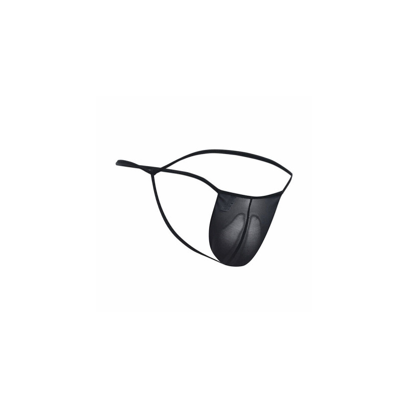 MOB - STRING TRANSPARENT EN FORME DE T NOIR TAILLE L/XL - /product_mo…