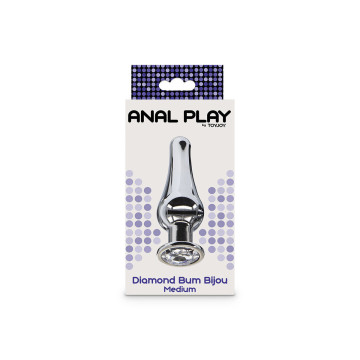 Toyjoy - Anal Play Diamante Bum Bijou Plug Anal Mediano | Vybes.it