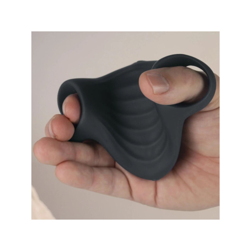Rocks - Off - Palm Masturbador Vibrador Flexible Negro | Vybes.it