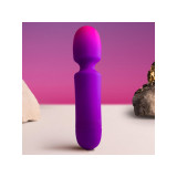 Rocks - Off - Glo - Girl Vibrador Wand Mini Morado | Vybes.it