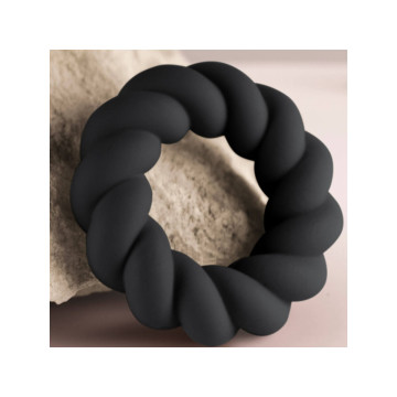 ROCKS-OFF - TWIST SCHWARZER SILIKON-MASTURBATORRING - Cockringe ohne…