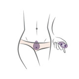 Rocks - Off - Knickerbocker Glory Vibrador Discreet Panty Rosa |