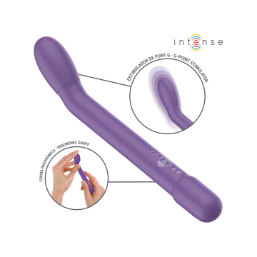 Intense - Karlie Estimulador Punto - G Recargable Morado | Vybes.it