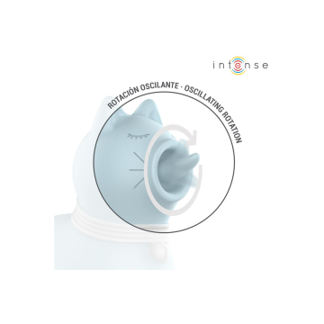 Intense - Stimolatore Duchess Con Lingua Rotante 360º Blu | Vybes.it