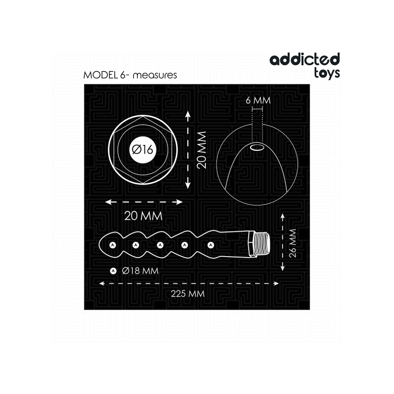 Addicted Toys - Limpiador Anal Con Adaptador Universal Modelo 6 |