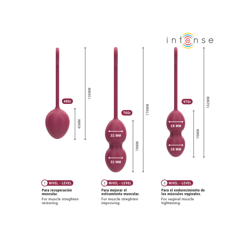 Intense - Charli Kit Bolas Kegel Violet | Vybes.it