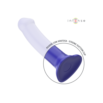 Intense - Victoria Vibrador Con Ventosa 10 Vibraciones Azul Oscuro