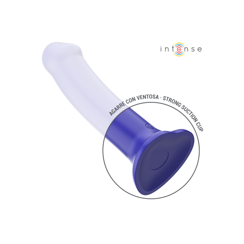 Intense - Victoria Vibrador Con Ventosa 10 Vibraciones Azul Oscuro
