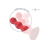 Intense - Cody Vibrador Con Ventosa Rojo Control Remoto | Vybes.it