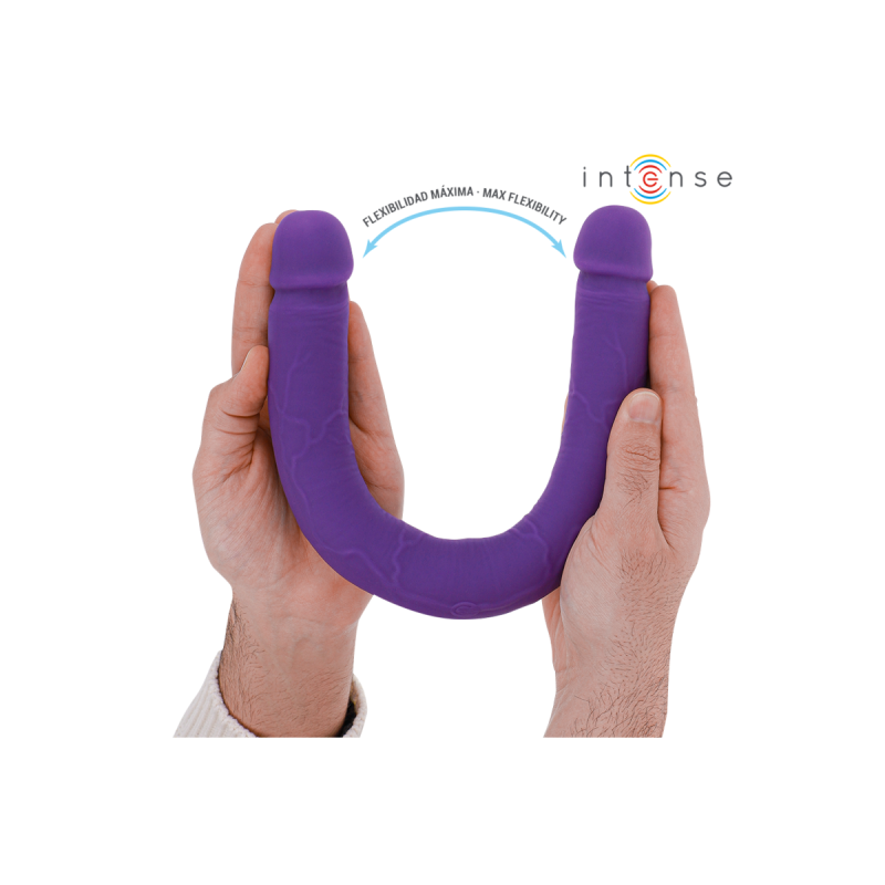 Intense - Gunter Dildo Double Vibrateur 40 Cm Violet Télécommande |