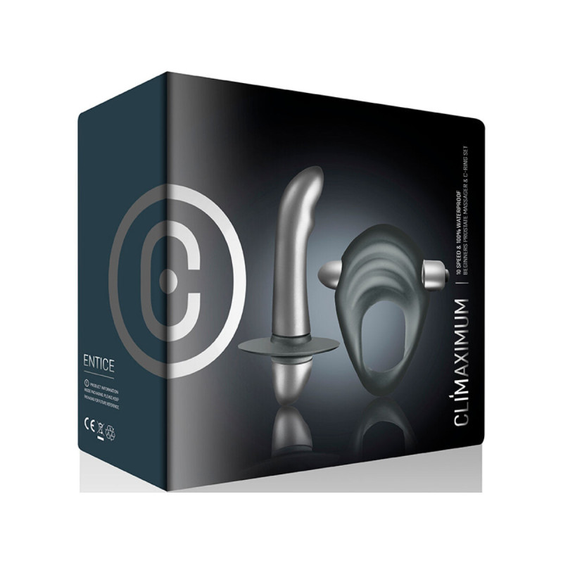 Climaximum - Entice Kit Cock Ring + Prostata Vibrator Anfänger |