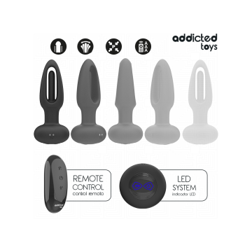 Addicted Toys - Analplug Mit Vibrierender Zunge Und Fernbedienung |