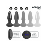 Addicted Toys - Anal Plug With Vibrating Tongue And Remote Control