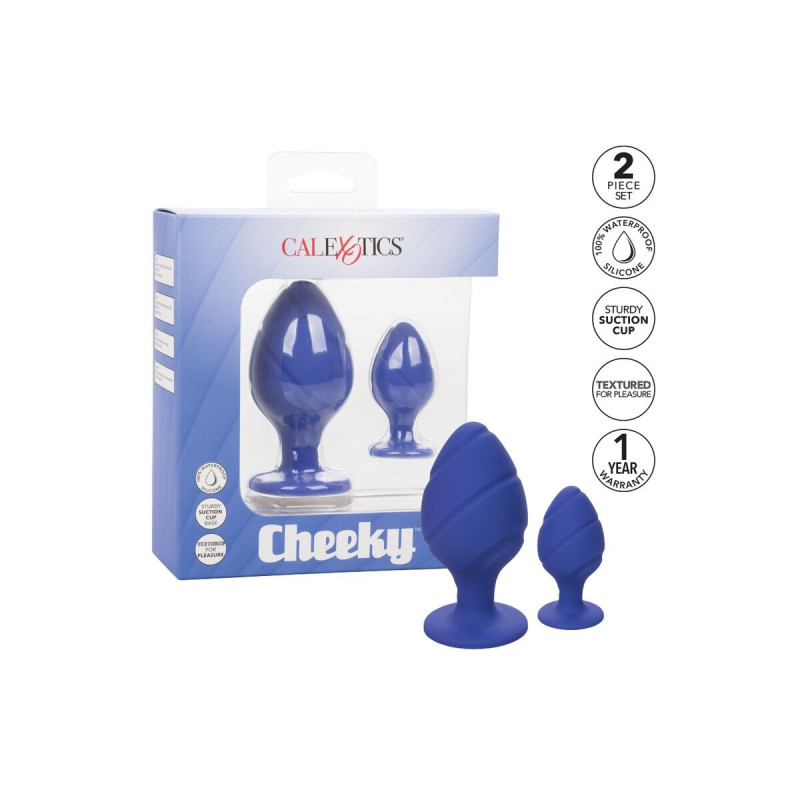 CALEXOTICS - CHEEKY BUTTPLUG PURPLE - Plugs | Vybes.it