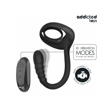 Addicted Toys - Anillo Pene Vibrador Punto·p Control Remoto |