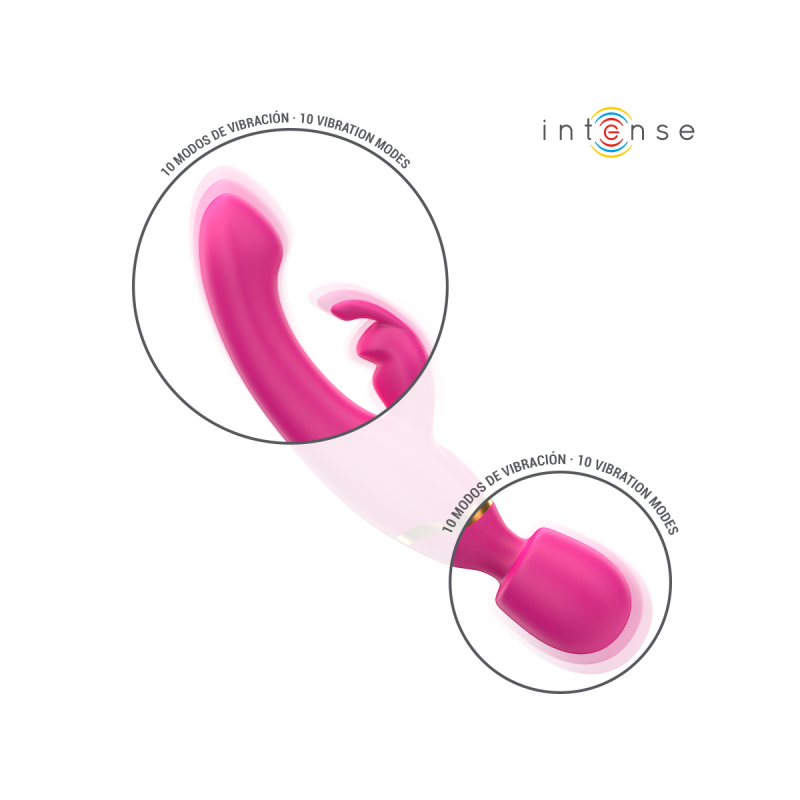 Intense - Winona Doble Vibrador Rabbit & Wand | Vybes.it