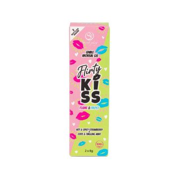SECRETPLAY - FLIRTY KISS GELS MIT ORALEN SEX-EFFEKTEN ERDBEERE & MINZ…