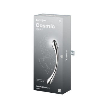 Satisfyer - Cosmic Crest 1 Dildo Acero Inoxidable Doble Uso |