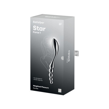 Satisfyer - Star Force 1 Dildo Acero Inoxidable Doble Uso | Vybes.it