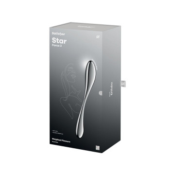 Satisfyer - Star Force 3 Dildo Acero Inoxidable Doble Uso | Vybes.it