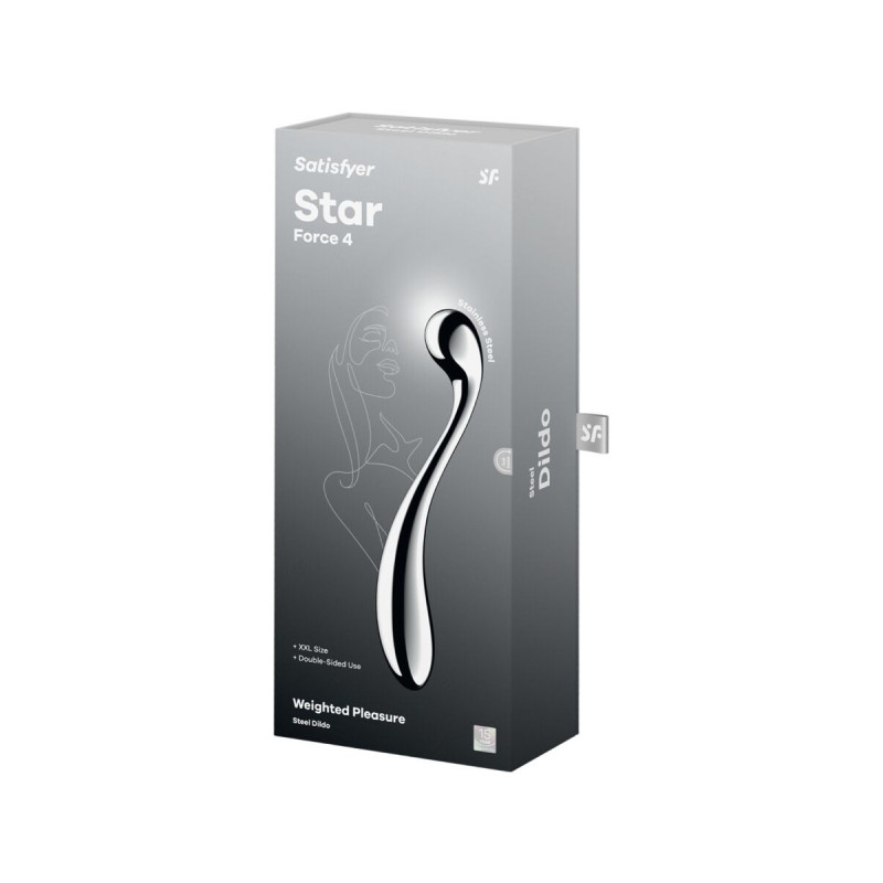 Satisfyer - Star Force 4 Dildo Acero Inoxidable Doble Uso | Vybes.it