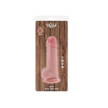 Get Real - Deluxe Realistic Penis With Testicles Extra Thick 31 Cm