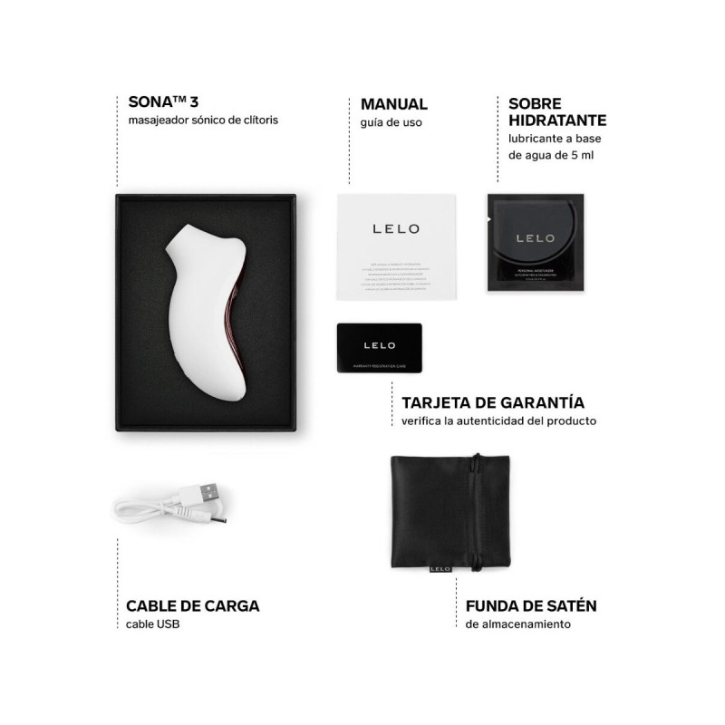 Lelo - Sona 3 Crema Massaggiatore Clitorideo Sonico | Vybes.it
