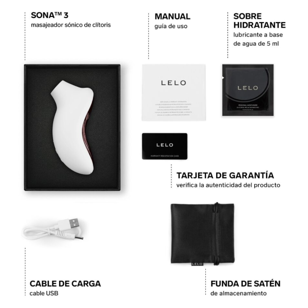 LELO - SONA 3 CRÈME DE MASSAGE CLITORAL SONIC