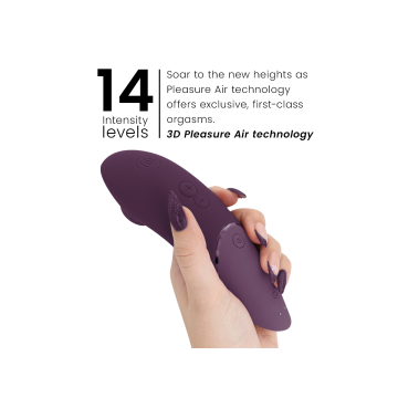 Womanizer - Stimulateur Clitorial Suivant Violet Foncé | Vybes.it