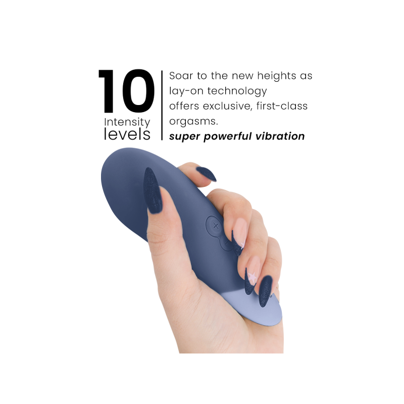 Womanizer - Vibe Lay - On Vibrateur Silencieux Bleu Foncé | Vybes.it