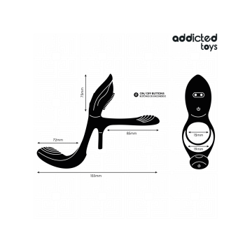 Addicted Toys - Doppelter Penisring Mit Klitorisstimulator |