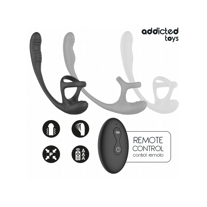 Addicted Toys - Plug Anal Vibración Y Waving 360º Y Estimulador