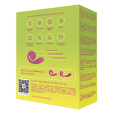 SNAIL VIBE - GIZI LITE VIBRADOR DUAL PUNTO G Y CLÍTORIS ROSA