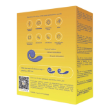 SNAIL VIBE - GIZI LITE VIBRADOR DUAL PUNTO G Y CLÍTORIS MORADO