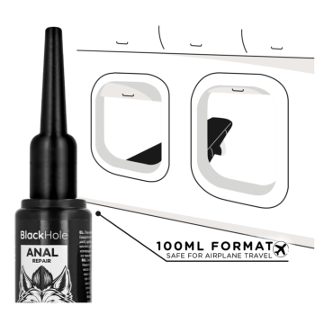 BLACK HOLE - APLICADOR DE LUBRICANTE ANAL TALLA L 100 ML