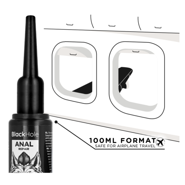 BLACK HOLE - APLICADOR DE LUBRICANTE ANAL TALLA L 100 ML