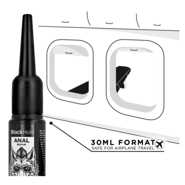 BLACK HOLE - APLICADOR DE LUBRICANTE ANAL TALLA S 30 ML