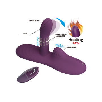 Pretty Love - Luka Sit - Down Vibrador Con Efecto Calor Y Control