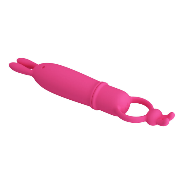 PRETTY LOVE - DELIA VIBRADOR RABBIT CON ANILLO DE SUJECIÓN