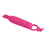 PRETTY LOVE - DELIA VIBRADOR RABBIT CON ANILLO DE SUJECIÓN