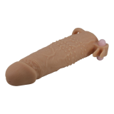 PRETTY LOVE - QUILLON FUNDA PARA PENE CON ESTIMULADOR DE CLÍTORIS Y VIBRACIÓN