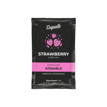 COQUETTE CHIC DESIRE - STRAWBERRY WATER BASED KISSABLE LUBRICANT POCK…