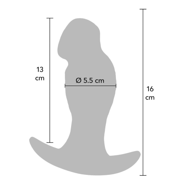 HIDDEN DESIRE - INFERNO PLUG ANAL REALÍSTICO 16 CM
