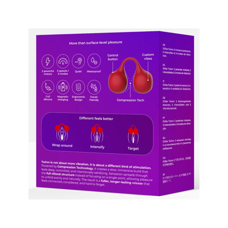 Snail Vibe - Twinn Vibrador De Dedo Cereza | Vybes.it