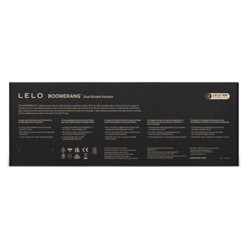 LELO - BOOMERANG VIBRATEUR À DOUBLE EXTRÉMITÉ CERISE