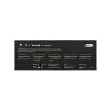 Lelo - Boomerang Vibratore A Doppia Estremità Viola | Vybes.it